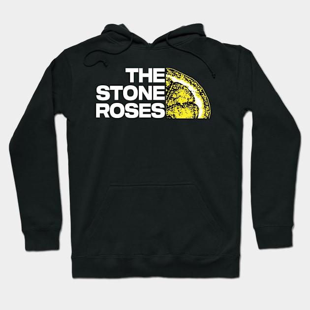 Stone Roses Merch The Stone Roses TSR Logo Hoodie by L-Ison